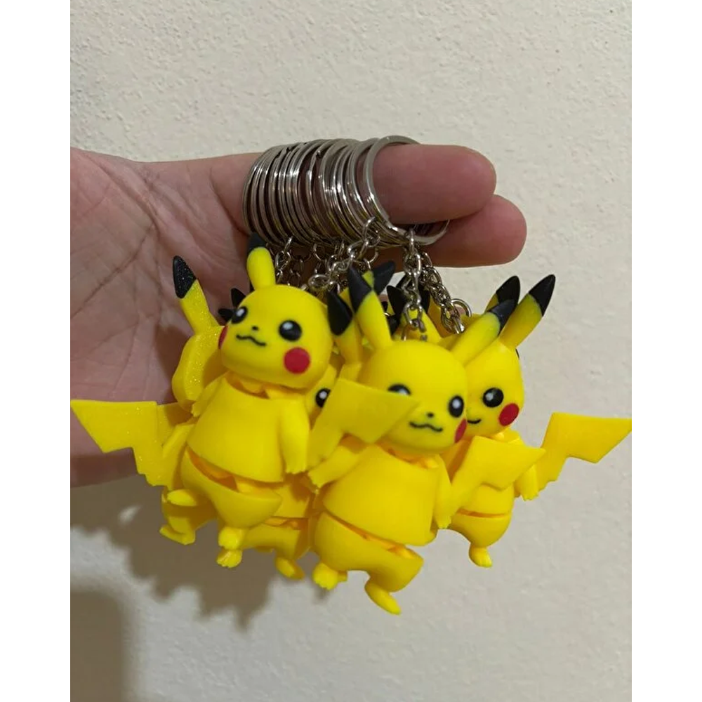 PİKACHU ANAHTARLIK OYNAR MODEL 12 ADET