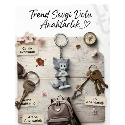 TOM ANAHTARLIK 3D 12 ADET