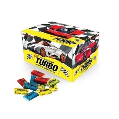 TURBO SAKIZ KARIŞIK MEYVELİ 100 ADET