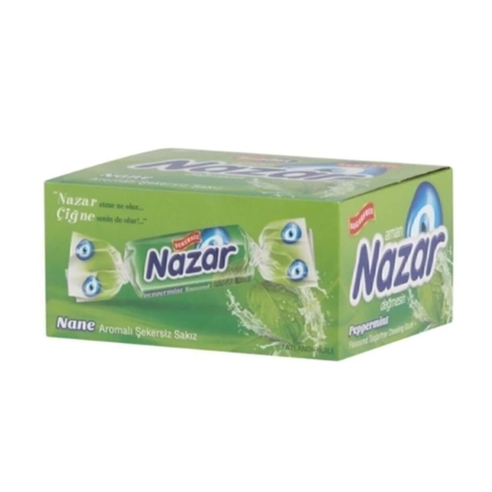 NAZAR TEKLİ SAKIZ NANE 100 ADET