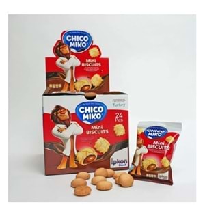 Mini BISUITS (YENİ) Çikolatalı Krema Dolgulu Bisküvi (30 GR*24ADET)