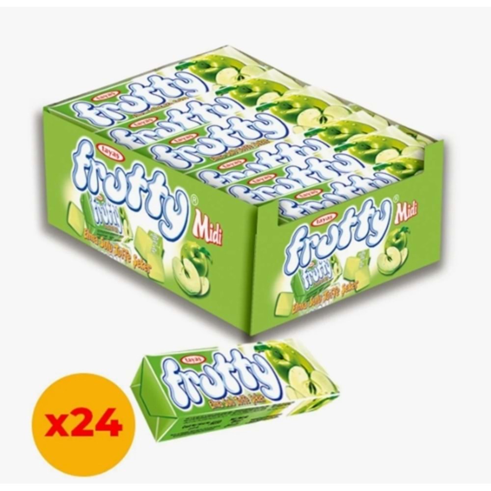 TAYAŞ FRUTTİ MİDİ YUMUŞAK ŞEKER 24 ADET