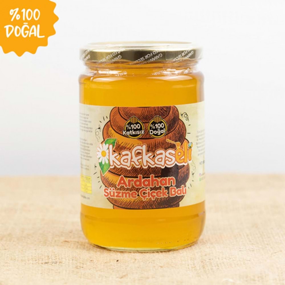 ARDAHAN YÖRESEL SÜZME ÇİÇEK BALI 850 GR